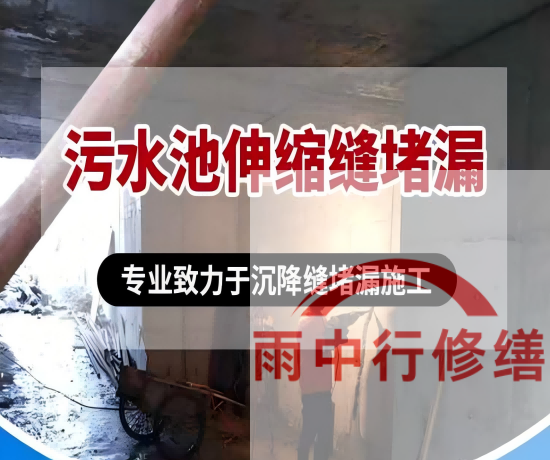 安徽某污水处理厂钢筋混凝土池堵漏案例